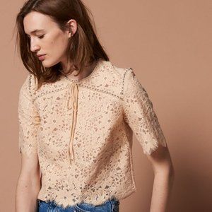 sandro lace top